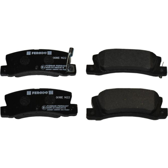 Ferodo FDB848 Bremsbelagsatz, Scheibenbremse PREMIER ECO FRICTION Ferodo FDB848 Bremsbelagsatz, Scheibenbremse PREMIER ECO FRICTION