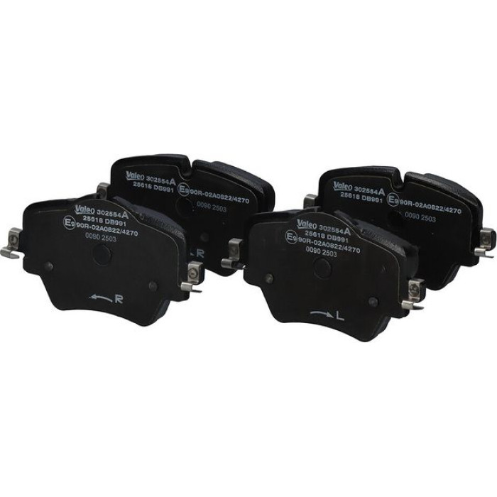 Valeo 302554A Bremsbelagsatz, Scheibenbremse EXPERT