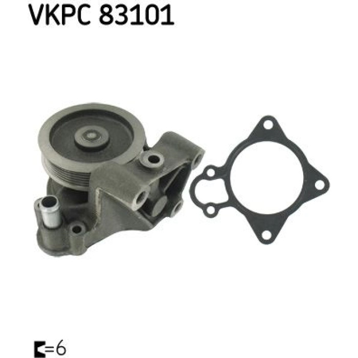 SKF VKPC 83101 Wasserpumpe SKF VKPC 83101 Wasserpumpe