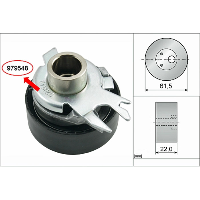 INA 531 0525 30 Spannrolle, Zahnriemen INA 531 0525 30 Spannrolle, Zahnriemen
