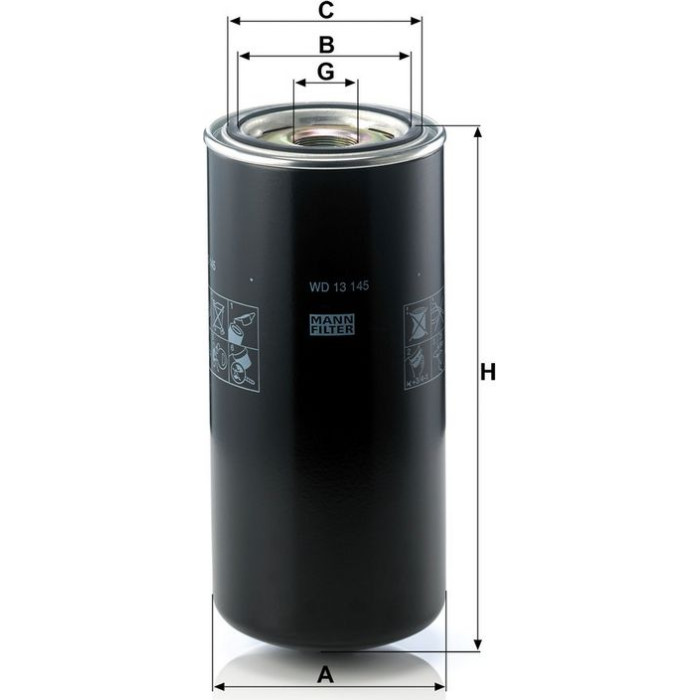 Mann-Filter WD 13 145 Ölfilter Mann-Filter WD 13 145 Ölfilter