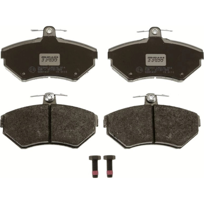 TRW GDB1437 Bremsbelagsatz, Scheibenbremse COTEC