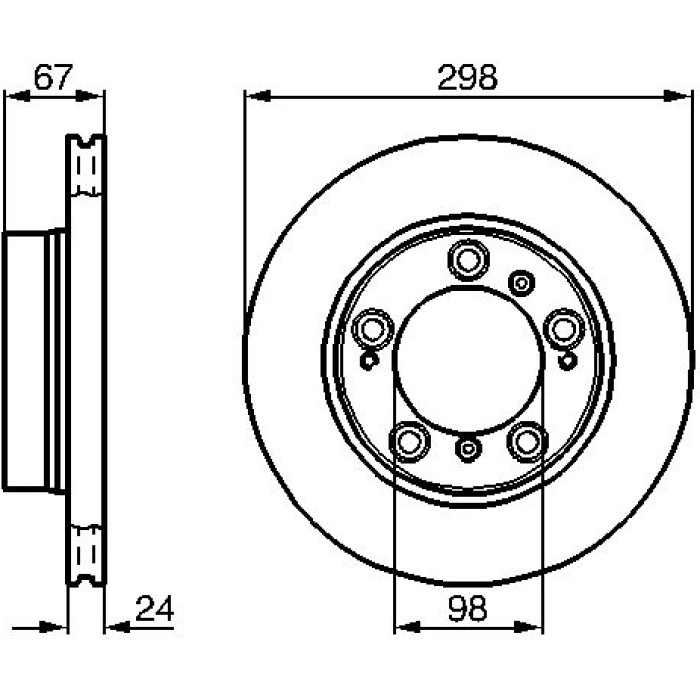 BOSCH 0 986 478 477 Bremsscheibe BOSCH 0 986 478 477 Bremsscheibe