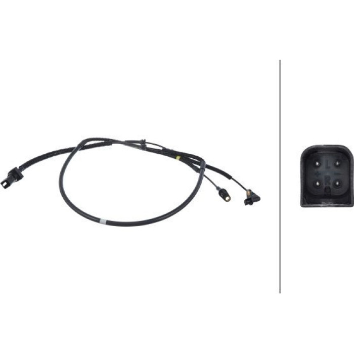 Hella 6PU 010 039-221 Sensor, Raddrehzahl Hella 6PU 010 039-221 Sensor, Raddrehzahl
