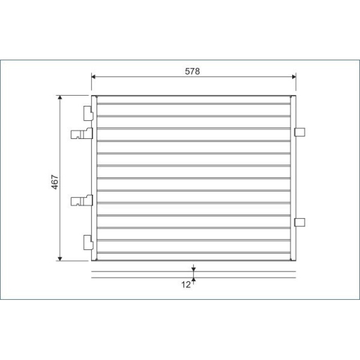 Valeo 814172 Kondensator, Klimaanlage Valeo 814172 Kondensator, Klimaanlage