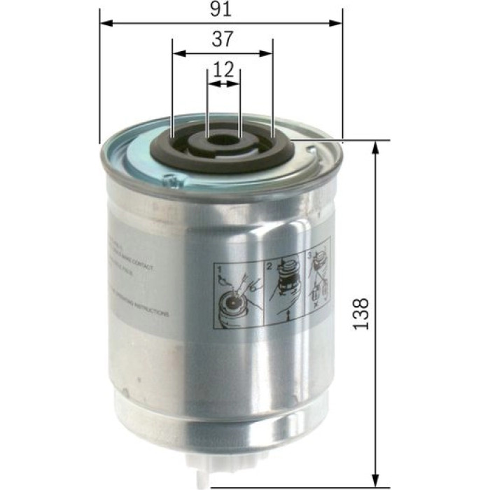 BOSCH 1 457 434 400 Kraftstofffilter BOSCH 1 457 434 400 Kraftstofffilter