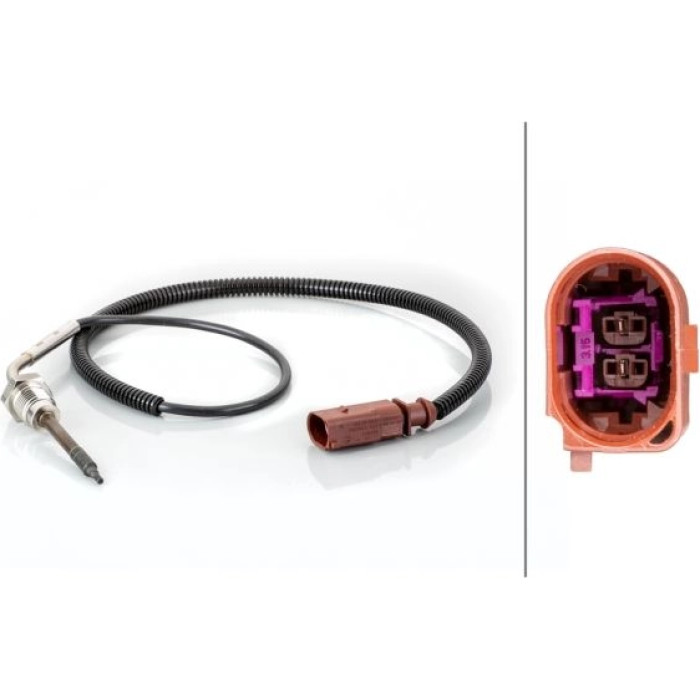Hella 6PT 014 494-821 Sensor, Abgastemperatur Hella 6PT 014 494-821 Sensor, Abgastemperatur