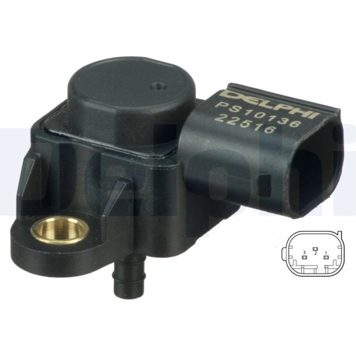 Delphi PS10136 Sensor, Saugrohrdruck Delphi PS10136 Sensor, Saugrohrdruck