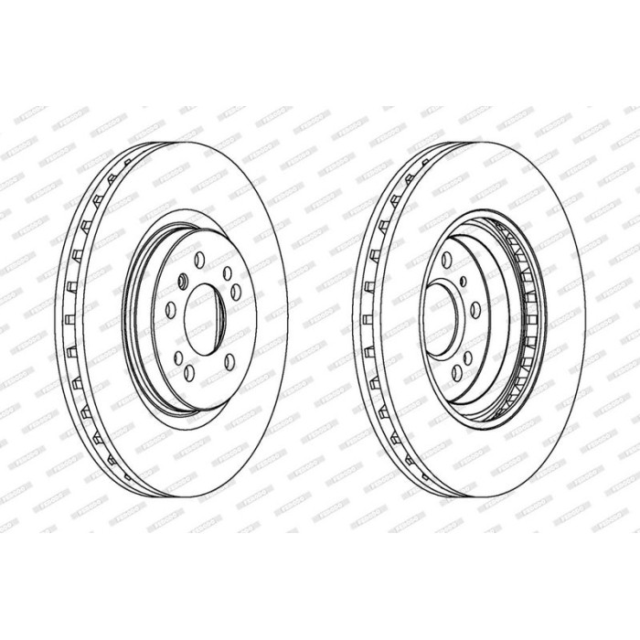 Ferodo DDF1533C-1 Bremsscheibe PREMIER Coat+ disc Ferodo DDF1533C-1 Bremsscheibe PREMIER Coat+ disc