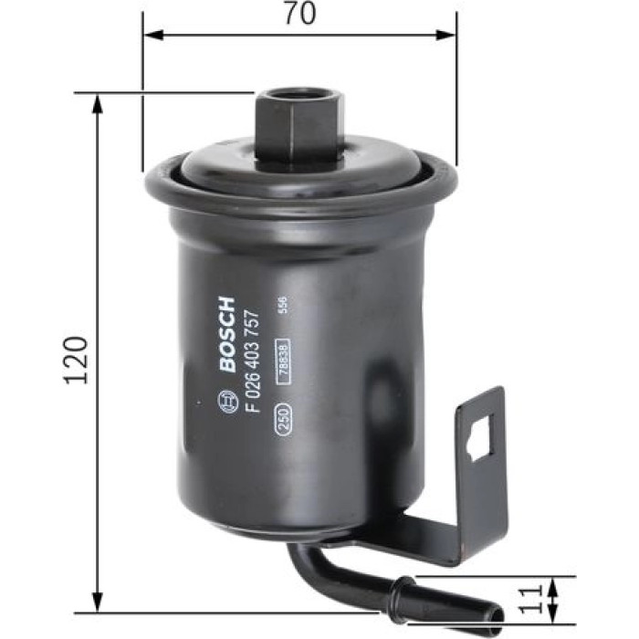 BOSCH F 026 403 757 Kraftstofffilter BOSCH F 026 403 757 Kraftstofffilter