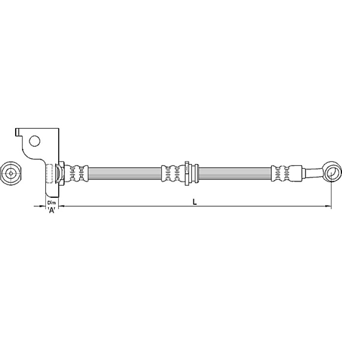 Metzger 4110138 Bremsschlauch Metzger 4110138 Bremsschlauch