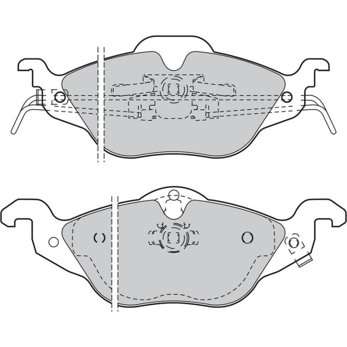 Valeo 598322 Bremsbelagsatz, Scheibenbremse