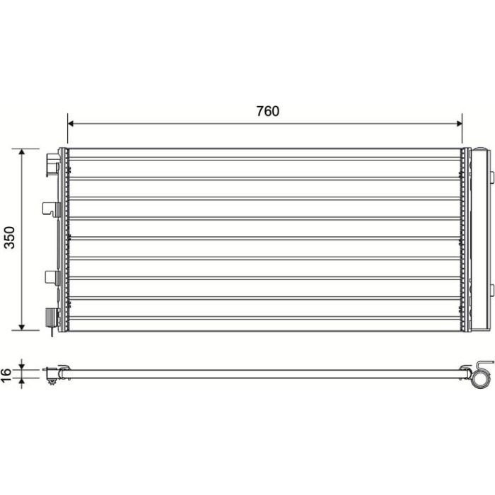 Valeo 814179 Kondensator, Klimaanlage Valeo 814179 Kondensator, Klimaanlage