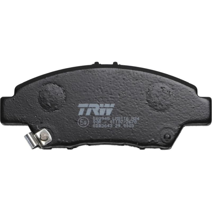 TRW GDB3643 Bremsbelagsatz, Scheibenbremse TRW GDB3643 Bremsbelagsatz, Scheibenbremse