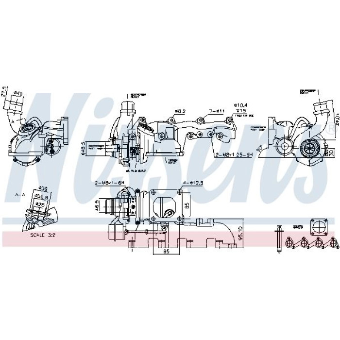 Nissens Turbolader 93077 Nissens Turbolader 93077