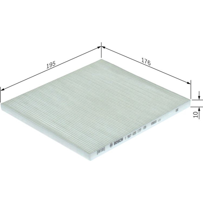 BOSCH 1 987 435 177 Filter, Innenraumluft BOSCH 1 987 435 177 Filter, Innenraumluft