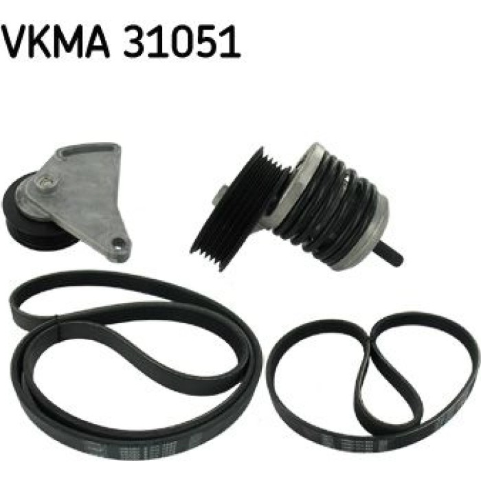 SKF VKMA 31051 Keilrippenriemensatz SKF VKMA 31051 Keilrippenriemensatz