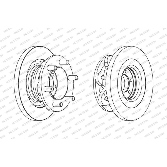 Ferodo FCR139A Bremsscheibe PREMIER Ferodo FCR139A Bremsscheibe PREMIER