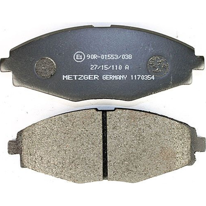 Bremsbelagsatz, Scheibenbremse 1170354 Bremsbelagsatz, Scheibenbremse 1170354