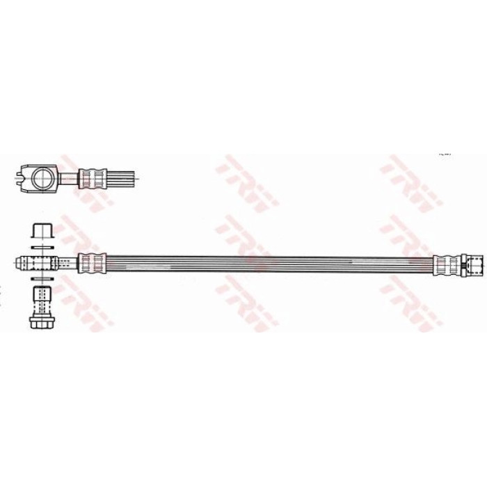 TRW PHD1015 Bremsschlauch TRW PHD1015 Bremsschlauch