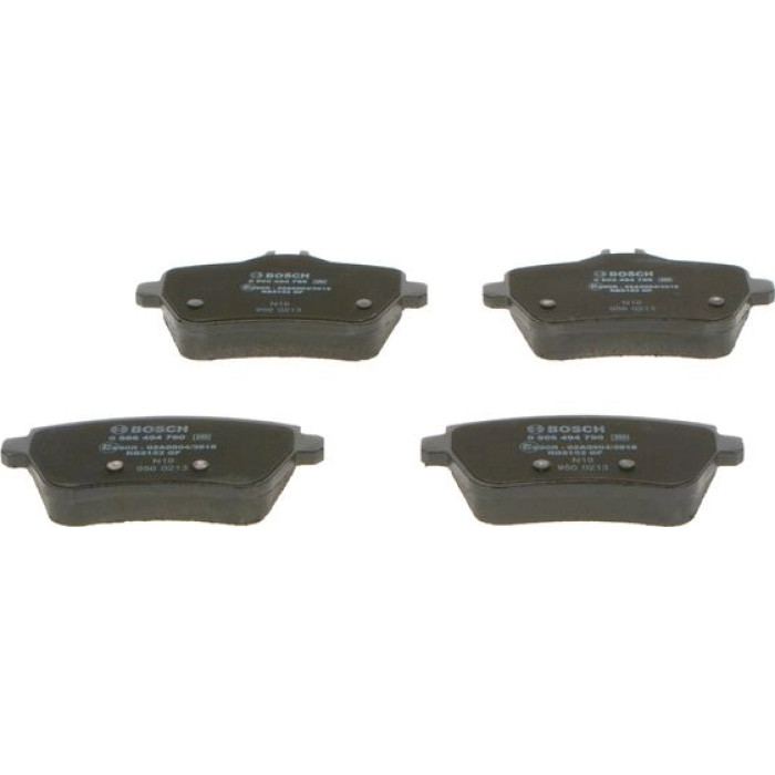 BOSCH 0 986 494 790 Bremsbelagsatz, Scheibenbremse BOSCH 0 986 494 790 Bremsbelagsatz, Scheibenbremse