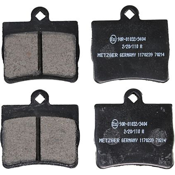 Metzger 1170239 Bremsbelagsatz, Scheibenbremse Metzger 1170239 Bremsbelagsatz, Scheibenbremse