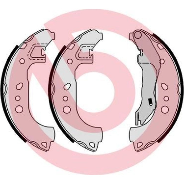 Brembo S 85 543 Bremsbackensatz ESSENTIAL LINE Brembo S 85 543 Bremsbackensatz ESSENTIAL LINE
