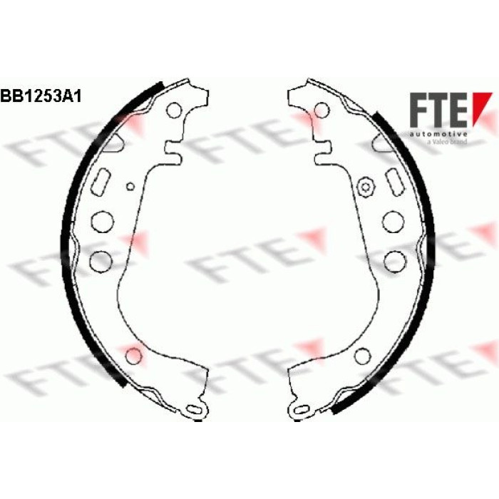 FTE 9100053 Bremsbackensatz