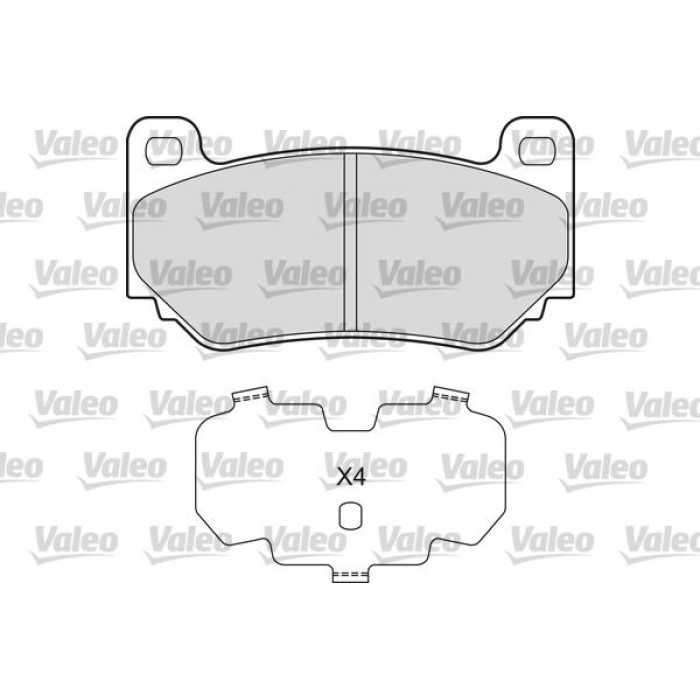 Valeo 601661 Bremsbelagsatz, Scheibenbremse Valeo 601661 Bremsbelagsatz, Scheibenbremse