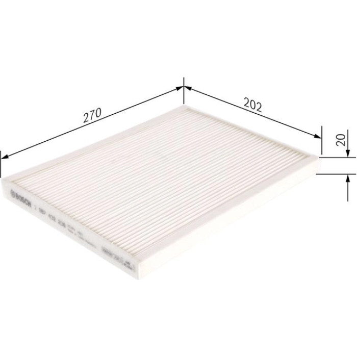BOSCH 1 987 432 236 Innenraumfilter