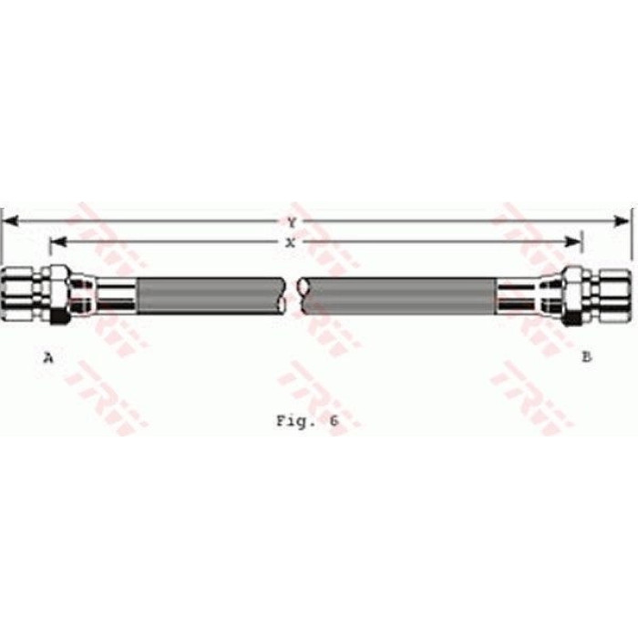 TRW PHA142 Bremsschlauch