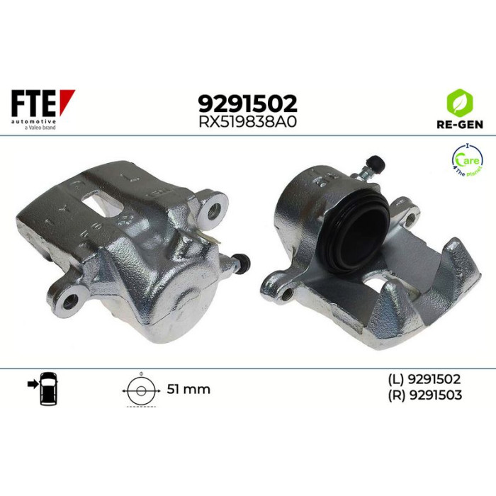 FTE 9291502 Bremssattel FTE 9291502 Bremssattel