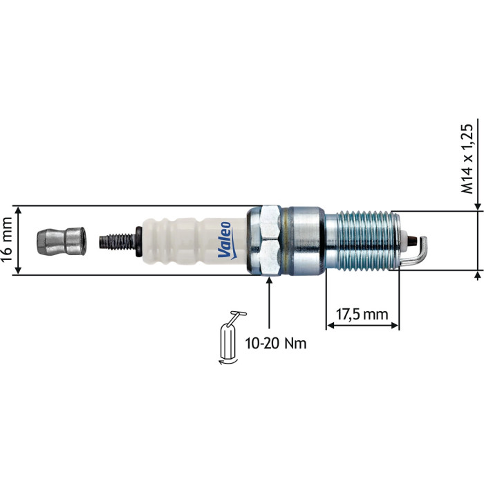 Valeo 246864 Zündkerze Valeo 246864 Zündkerze