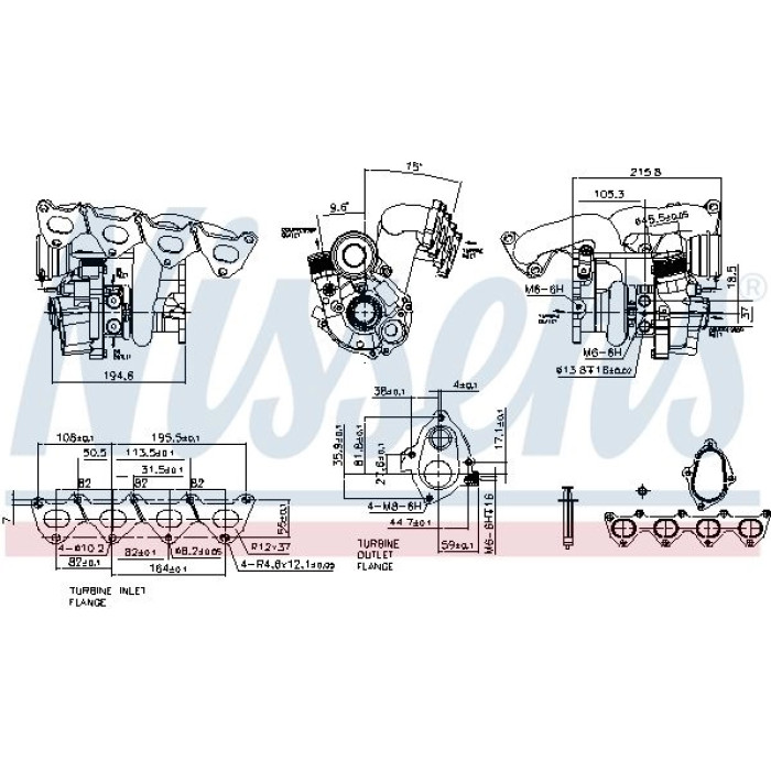 Nissens Turbolader 93130 Nissens Turbolader 93130