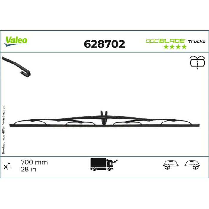 Valeo 628702 Wischblatt OPTIBLADE TRUCKS
