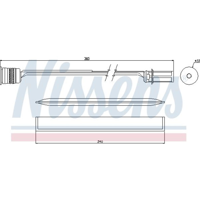 Nissens 95466 Trockner, Klimaanlage FIRST FIT Nissens 95466 Trockner, Klimaanlage FIRST FIT
