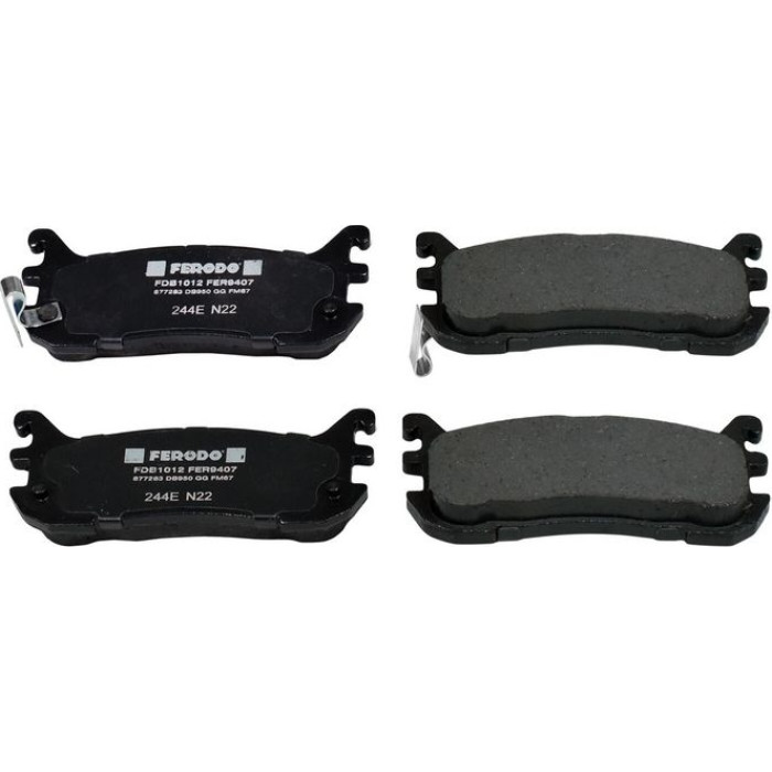 Ferodo FDB1012 Bremsbelagsatz, Scheibenbremse PREMIER ECO FRICTION Ferodo FDB1012 Bremsbelagsatz, Scheibenbremse PREMIER ECO FRICTION