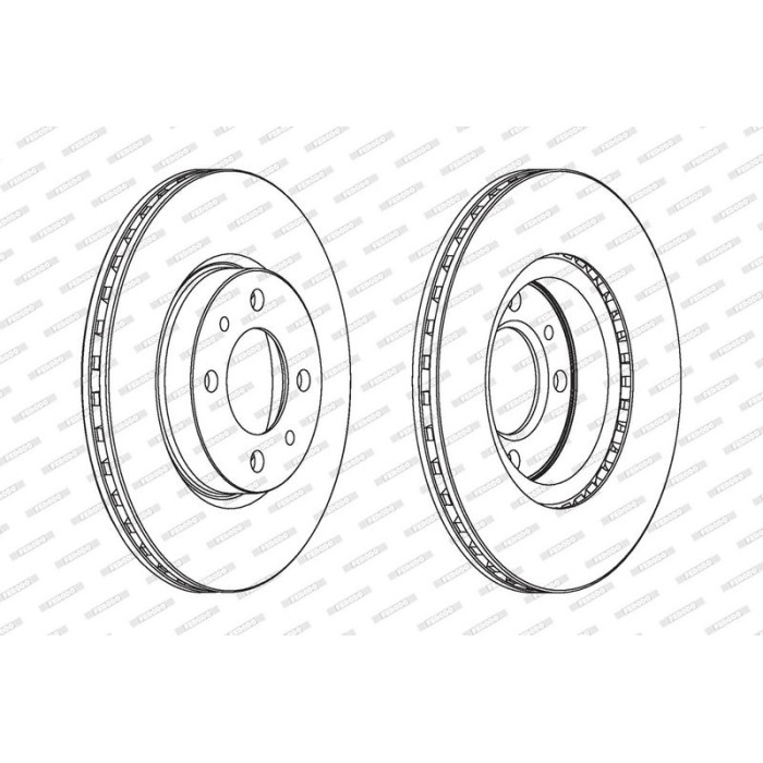 Ferodo DDF521C Bremsscheibe PREMIER Coat+ disc