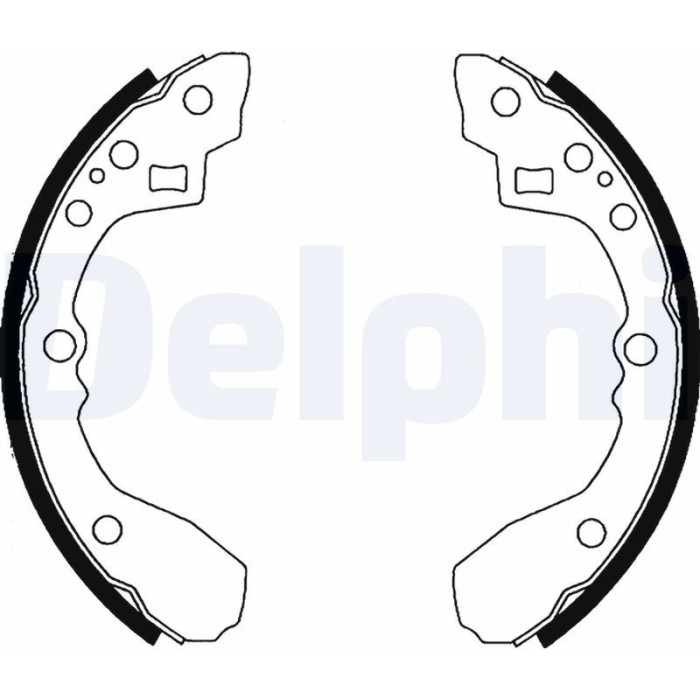 Delphi LS1824 Bremsbackensatz