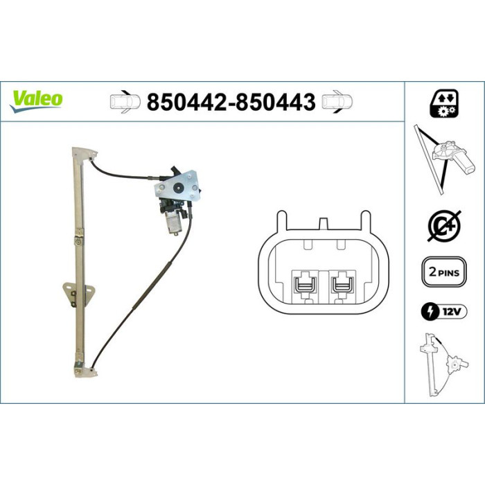 Valeo 850442 Fensterheber Valeo 850442 Fensterheber