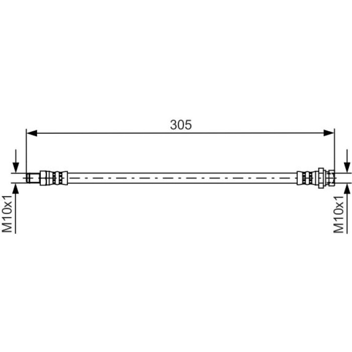BOSCH 1 987 481 442 Bremsschlauch