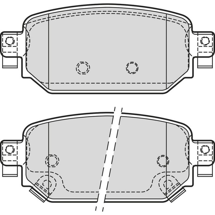 Valeo 601738 Bremsbelagsatz, Scheibenbremse