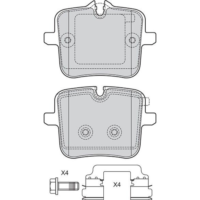 Valeo 601770 Bremsbelagsatz, Scheibenbremse