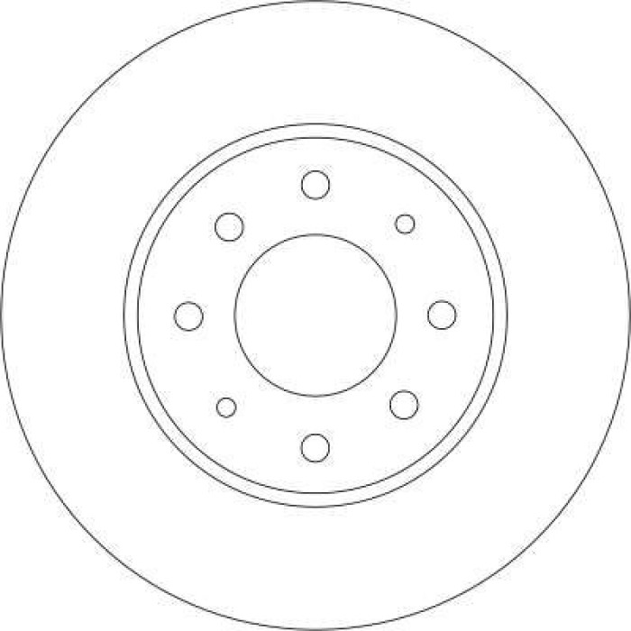 TRW DF4345 Bremsscheibe
