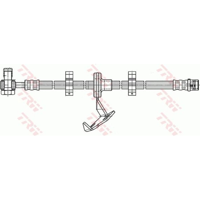 TRW PHD965 Bremsschlauch TRW PHD965 Bremsschlauch
