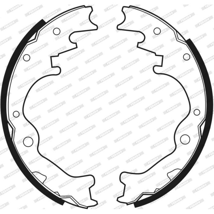 Ferodo FSB343 Bremsbackensatz PREMIER Ferodo FSB343 Bremsbackensatz PREMIER