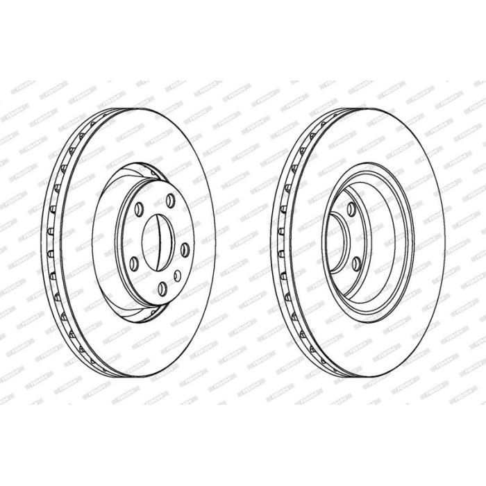 Ferodo DDF1277C-1 Bremsscheibe PREMIER Coat+ disc