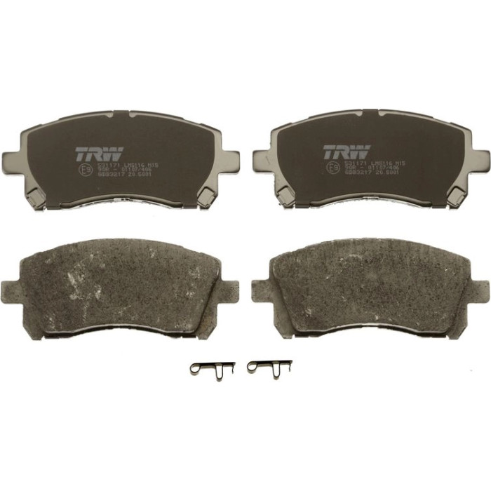 TRW GDB3217 Bremsbelagsatz, Scheibenbremse COTEC