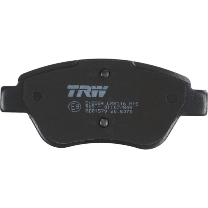 TRW GDB1579 Bremsbelagsatz, Scheibenbremse COTEC