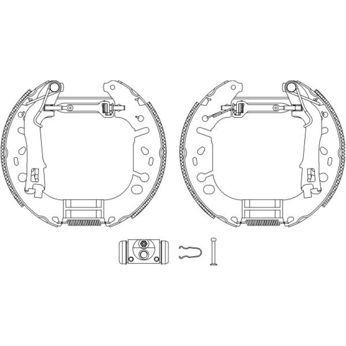 Textar 84065402 Bremsbackensatz Shoe Kit Pro Textar 84065402 Bremsbackensatz Shoe Kit Pro